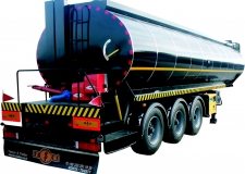 Heating System Isolated Asfalt Bitumen Tank Trailer (Burner Heating System