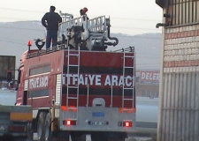 outils de récupération et camion de pompiers