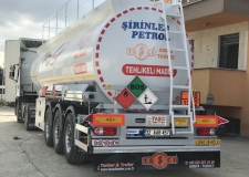 ADR BELGELİ TANKER TREYLER