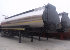 Heating System Isolated Asfalt Bitumen Tank Trailer (Burner Heating System)