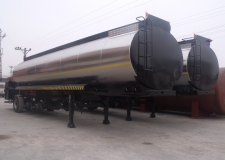 Heating System Isolated Asfalt Bitumen Tank Trailer (Burner Heating System)