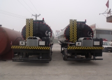 Heating System Isolated Asfalt Bitumen Tank Trailer (Burner Heating System)