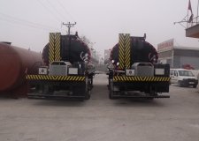 Heating System Isolated Asfalt Bitumen Tank Trailer (Burner Heating System)