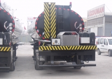 Heating System Isolated Asfalt Bitumen Tank Trailer (Burner Heating System)