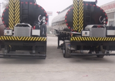 Heating System Isolated Asfalt Bitumen Tank Trailer (Burner Heating System)