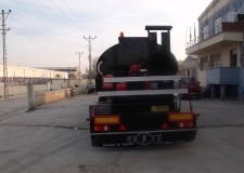 Heating System Isolated Asfalt Bitumen Tank Trailer (Burner Heating System