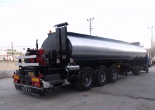 Heating System Isolated Asfalt Bitumen Tank Trailer (Burner Heating System