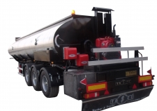 Heating System Isolated Asfalt Bitumen Tank Trailer (Burner Heating System