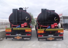 Heating System Isolated Asfalt Bitumen Tank Trailer (Burner Heating System