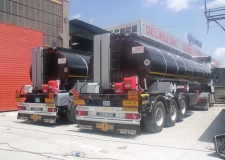 Heating System Isolated Asfalt Bitumen Tank Trailer (Burner Heating System