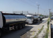 Heating System Isolated Asfalt Bitumen Tank Trailer (Burner Heating System