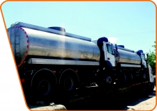 Camion-citerne de chrome d'acier sur le camion-57