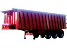 Tipper Semi Trailer - Rock Type Tipper - Grain type Tipper with side wall-1