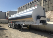 Heating System Isolated Asfalt Bitumen Tank Trailer (Heating System)