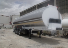 Heating System Isolated Asfalt Bitumen Tank Trailer (Heating System