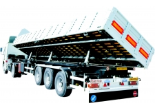 Side Overturnable Tipper Semi Trailer-4